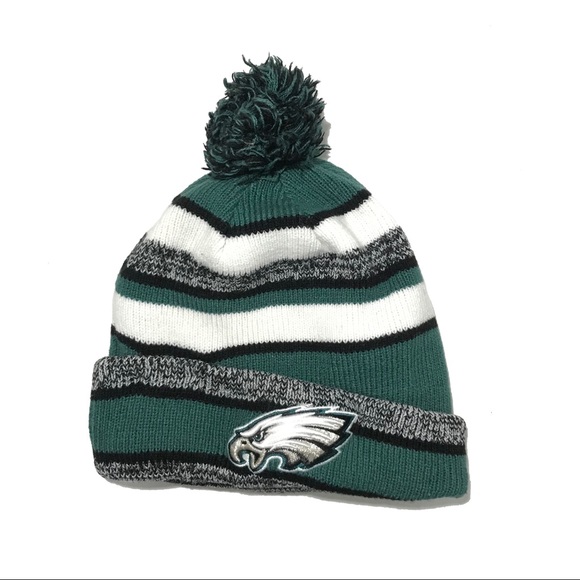 eagles beanie with pom